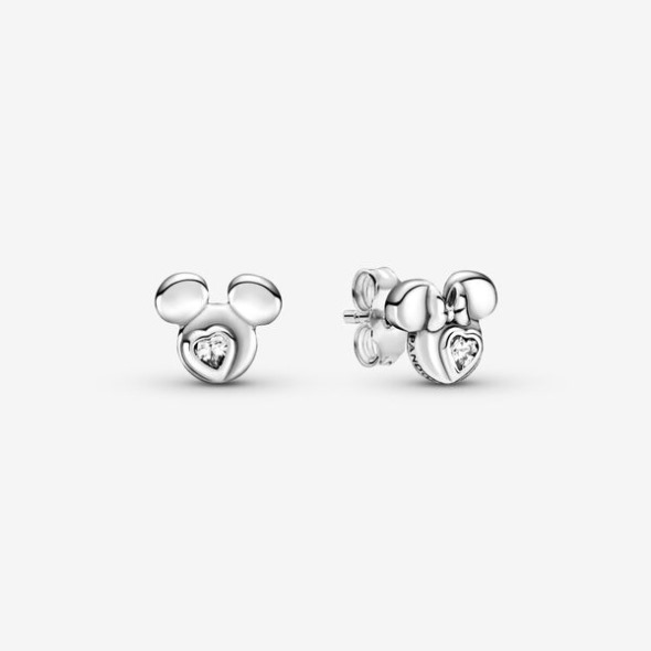 Disney Mickey Mouse Minnie Mouse Silueta Cercei Stud Pandora România